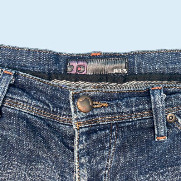 JOE'S BUTTONFLY BLUE DENIM CUTOFF JEANS SHORTS W/ FRAYED HEM - 30 MADE IN USA! - Picture 4 of 4